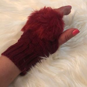 Mittens with open fingers